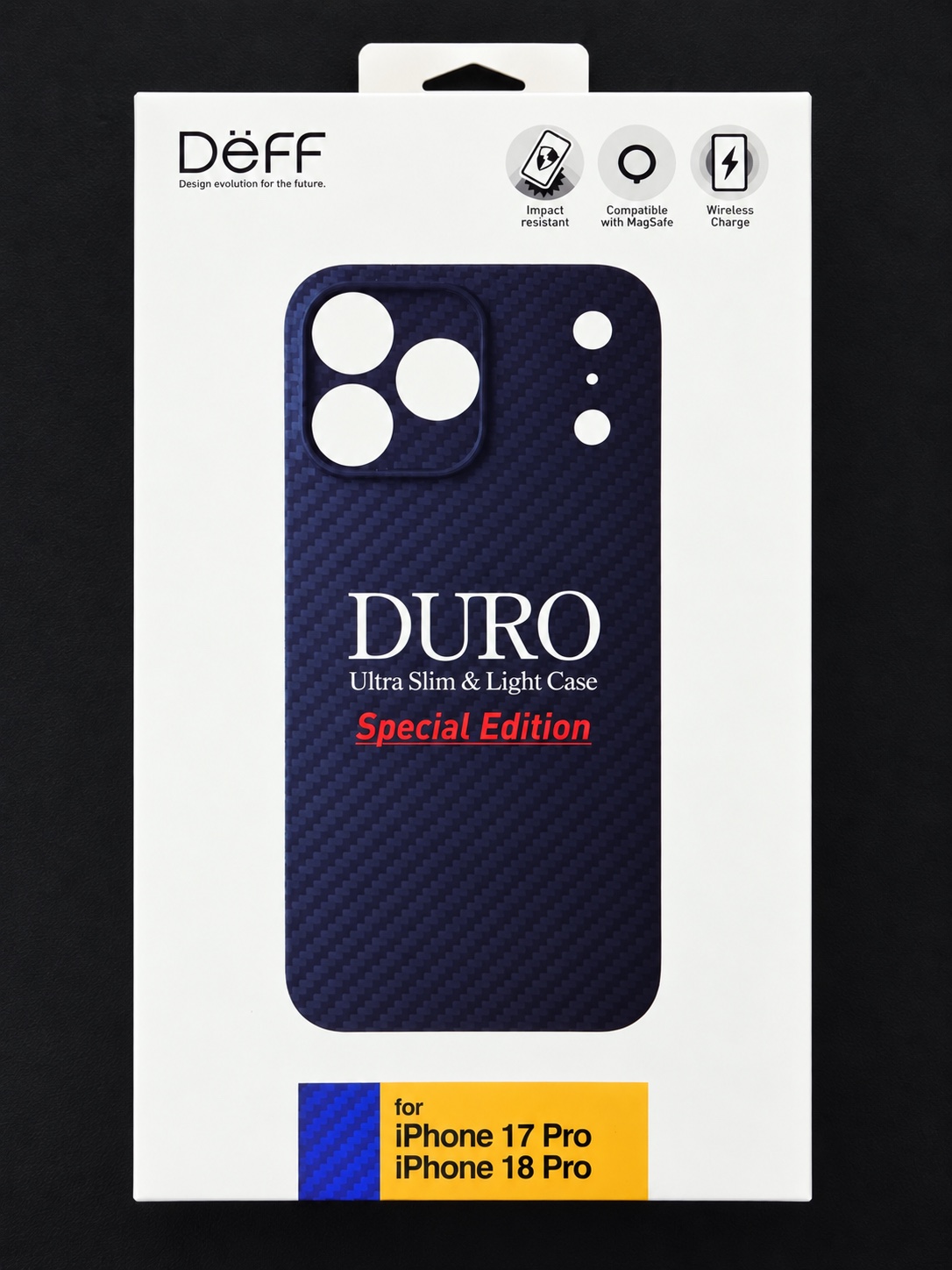 DURO Special Editionの外箱の正面